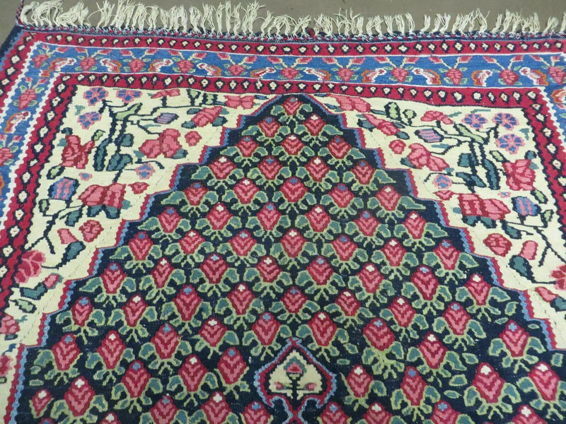 4' X 6' Vintage Handmade Turkish Flat weave Rug Tribal by Jewel Rugs