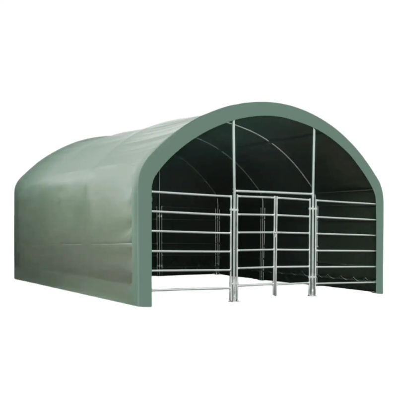 20' x 20' Livestock Corral Shelter with Front Door by Chery Industrial