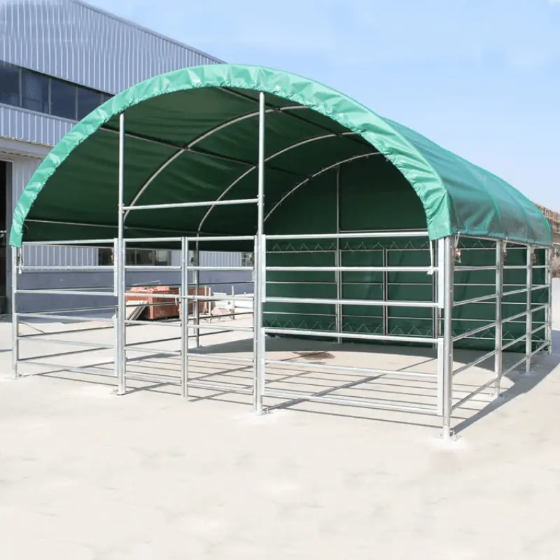 20' x 20' Livestock Corral Shelter with Front Door by Chery Industrial