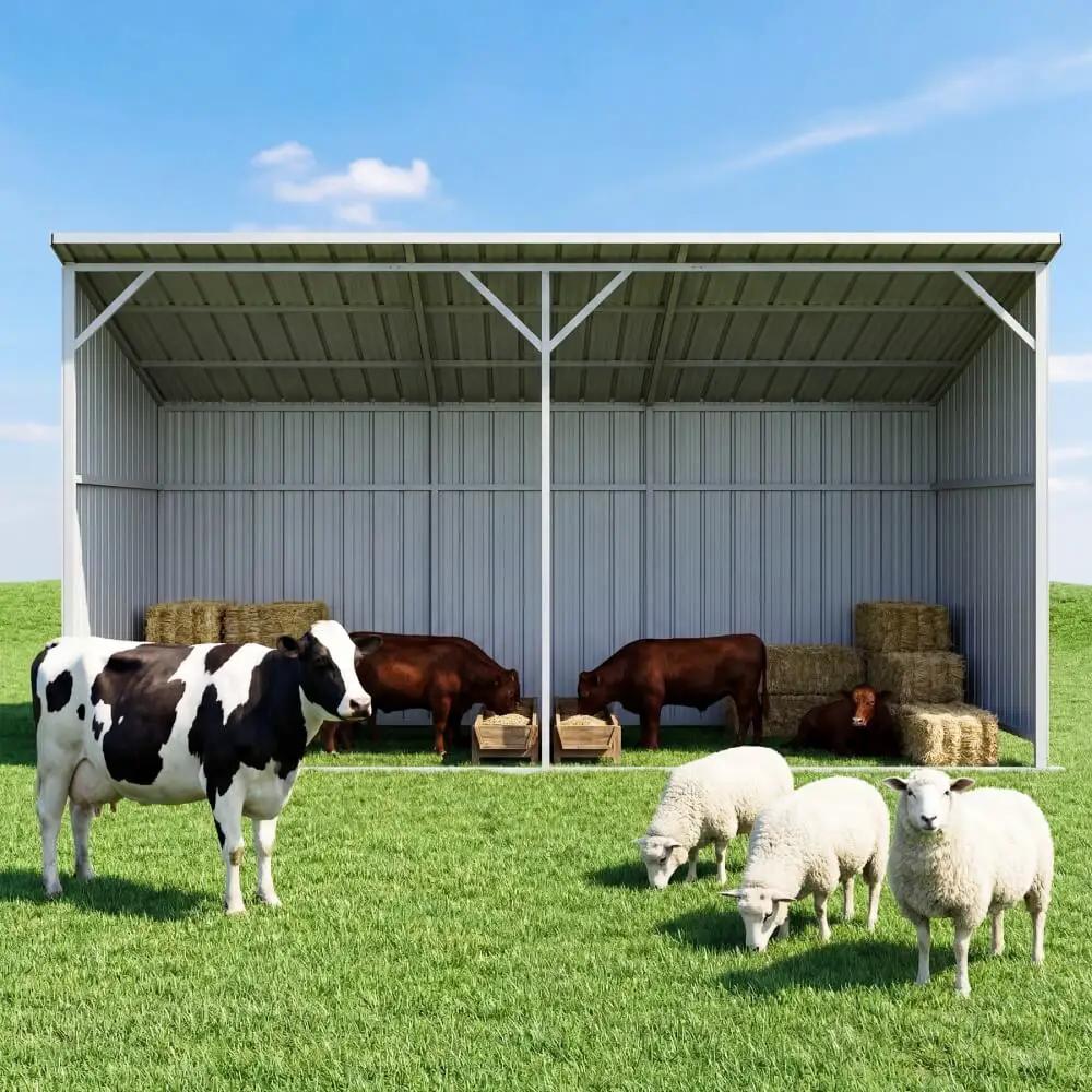 20'x12' Metal Livestock Shed for Horses & Farm Animals by Chery Industrial