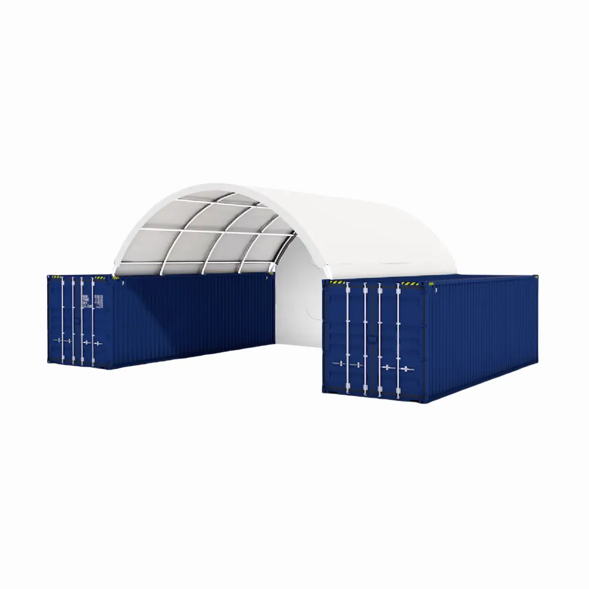 20x20 ft Container Shelter with Closed Back Panel by Chery Industrial