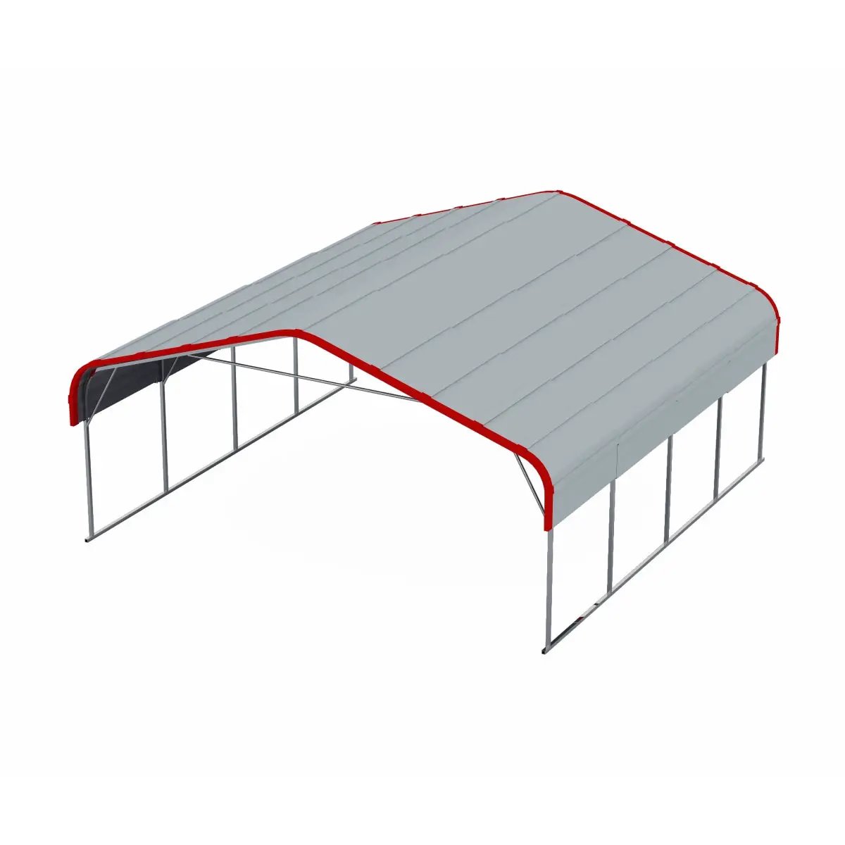 20x20 ft Outdoor Metal Carport by Chery Industrial
