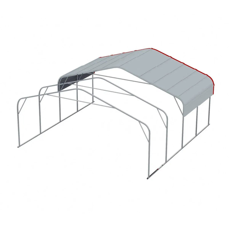 20x20 ft Outdoor Metal Carport by Chery Industrial