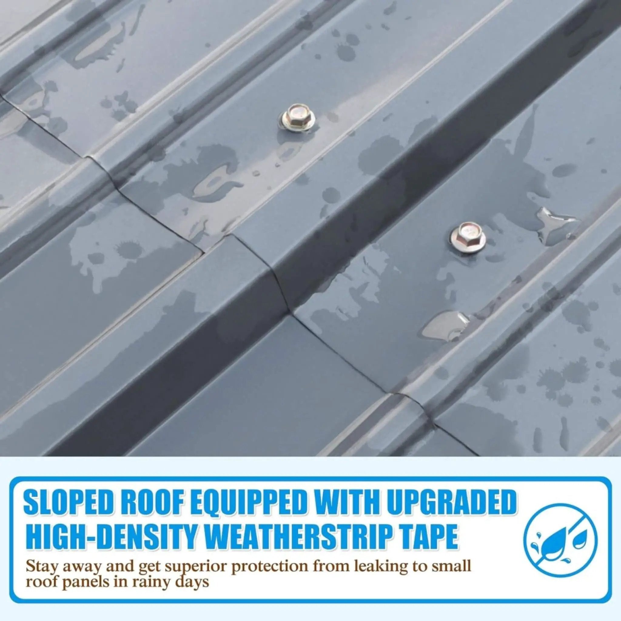 [20X20FT] Alora Extra Large Premium Heavy-Duty Outdoor Metal Carport Shelter (SAK97425) by SAKSBY WHOLESALE