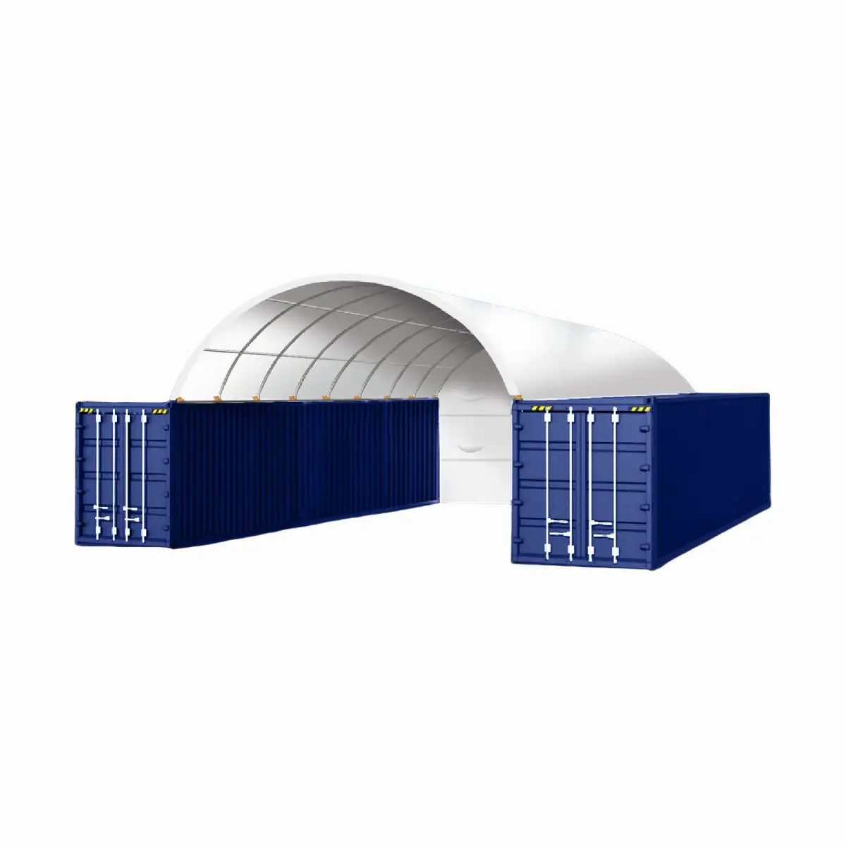 20x40 ft Container Shelter with Closed Back Panel by Chery Industrial