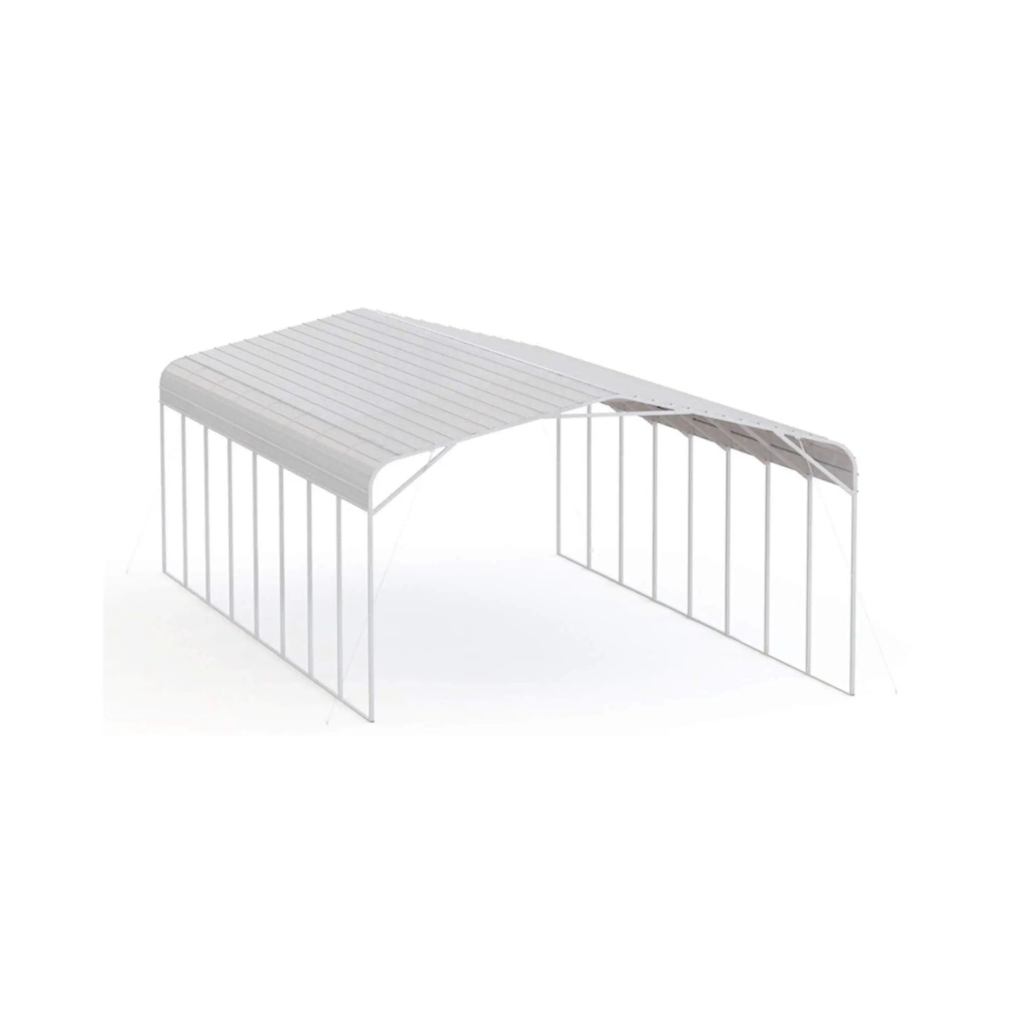 [20X40FT] Alora Heavy-Duty Outdoor High-Clearance Metal Carport (SAK67509) by SAKSBY WHOLESALE