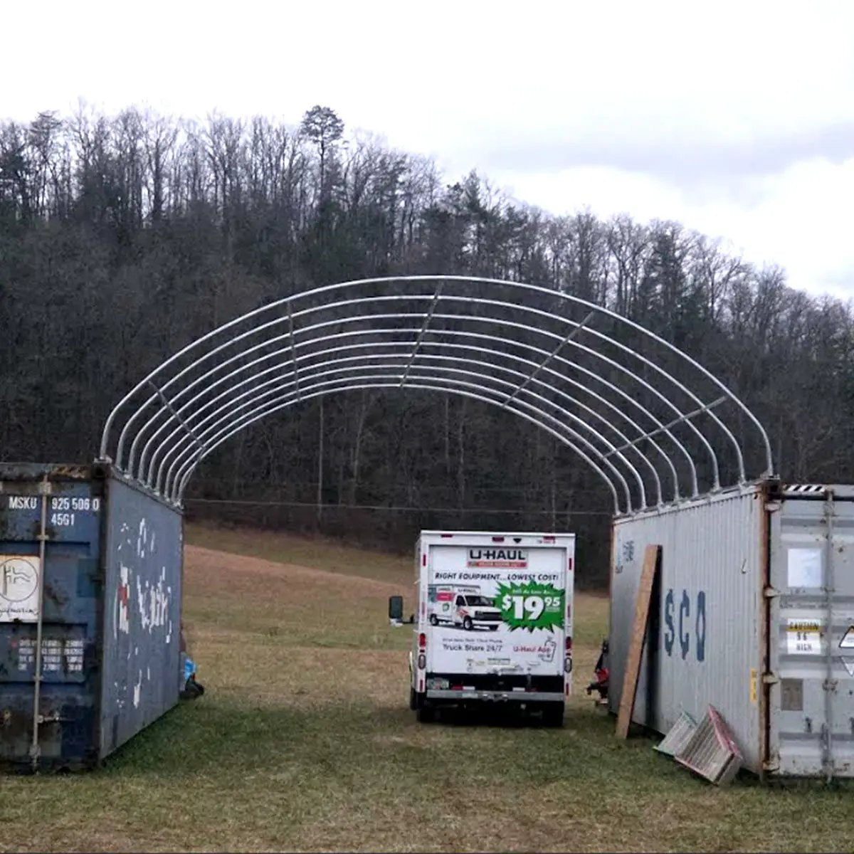 20'x40' Shipping Container Canopy Shelter by Chery Industrial