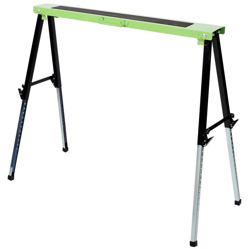 2-Pack Adjustable Saw Horse, Folding Portable Work Horse by HouseOfZazla
