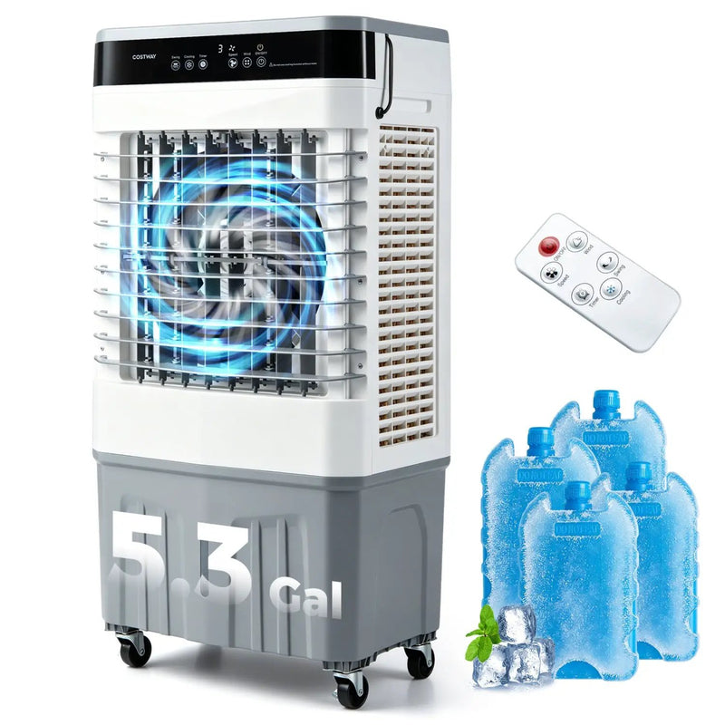 Evaporative Air Cooler 2100 CFM with 5.3 Gal Tank by DirectDeals