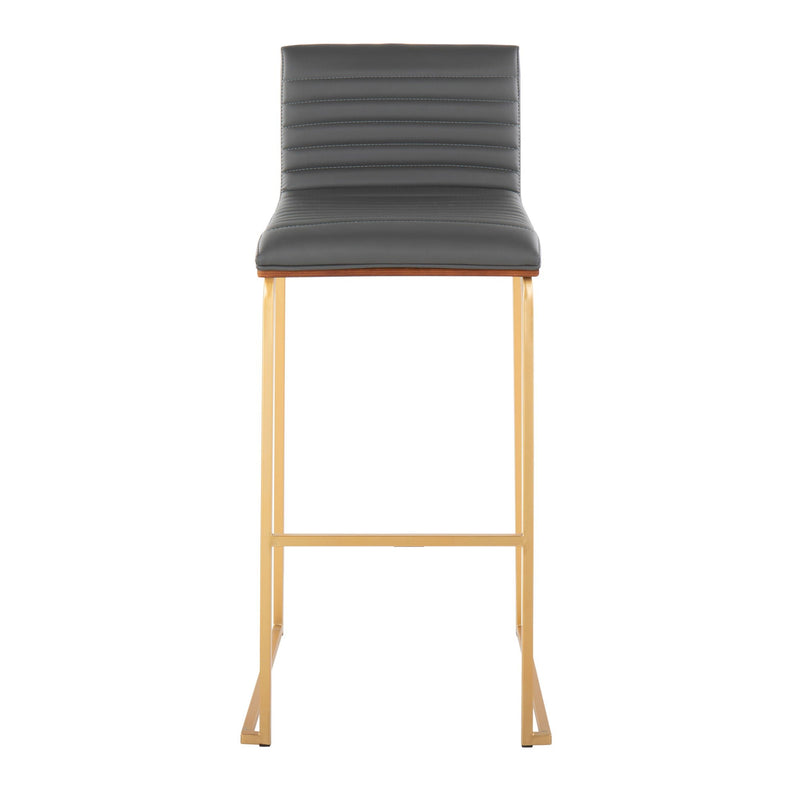 Mason Mara - Contemporary Versatile Desig Fixed Height Barstool (Set of 2) by Unique Piece Furniture