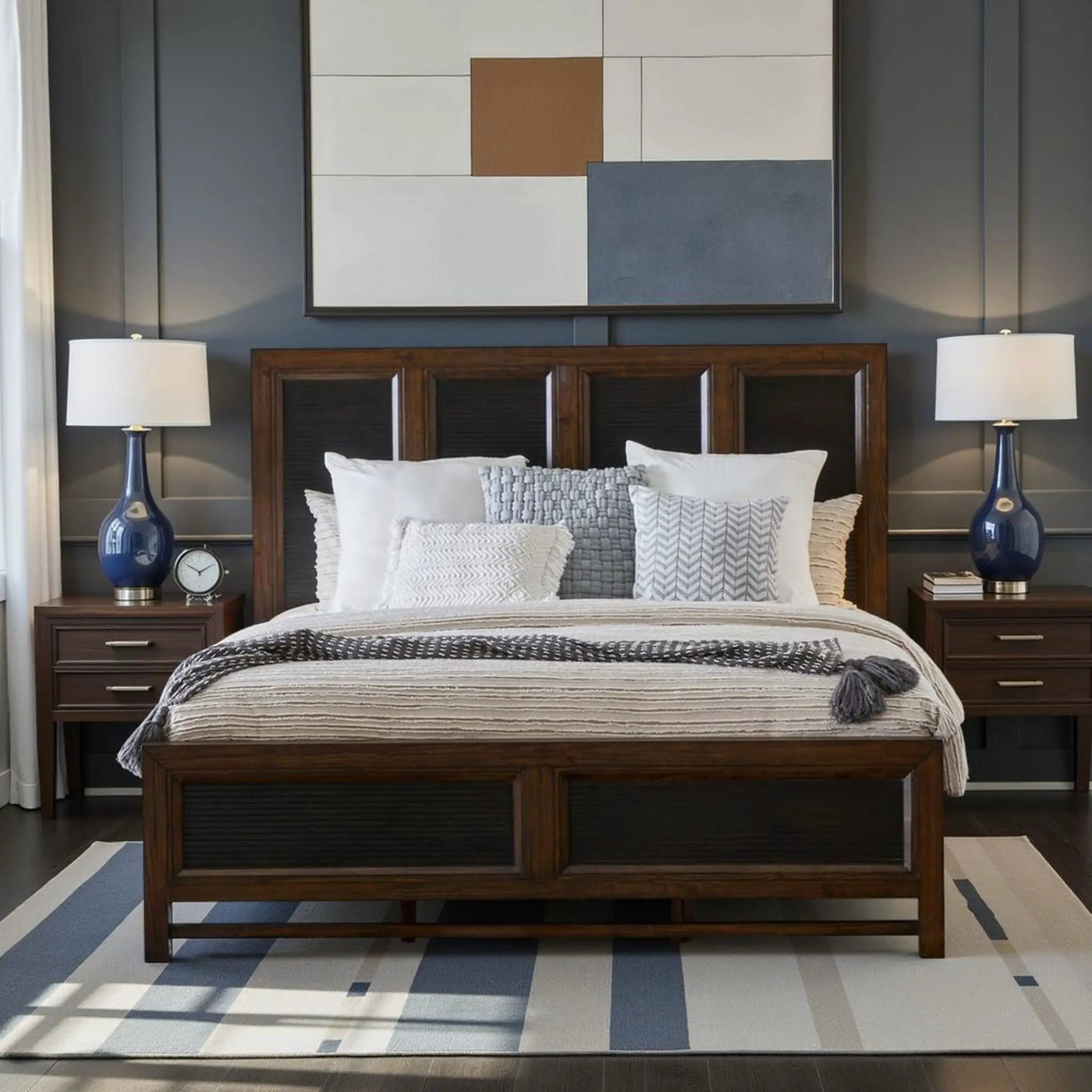 Beautiful Panel Bed by Unique Piece Furniture