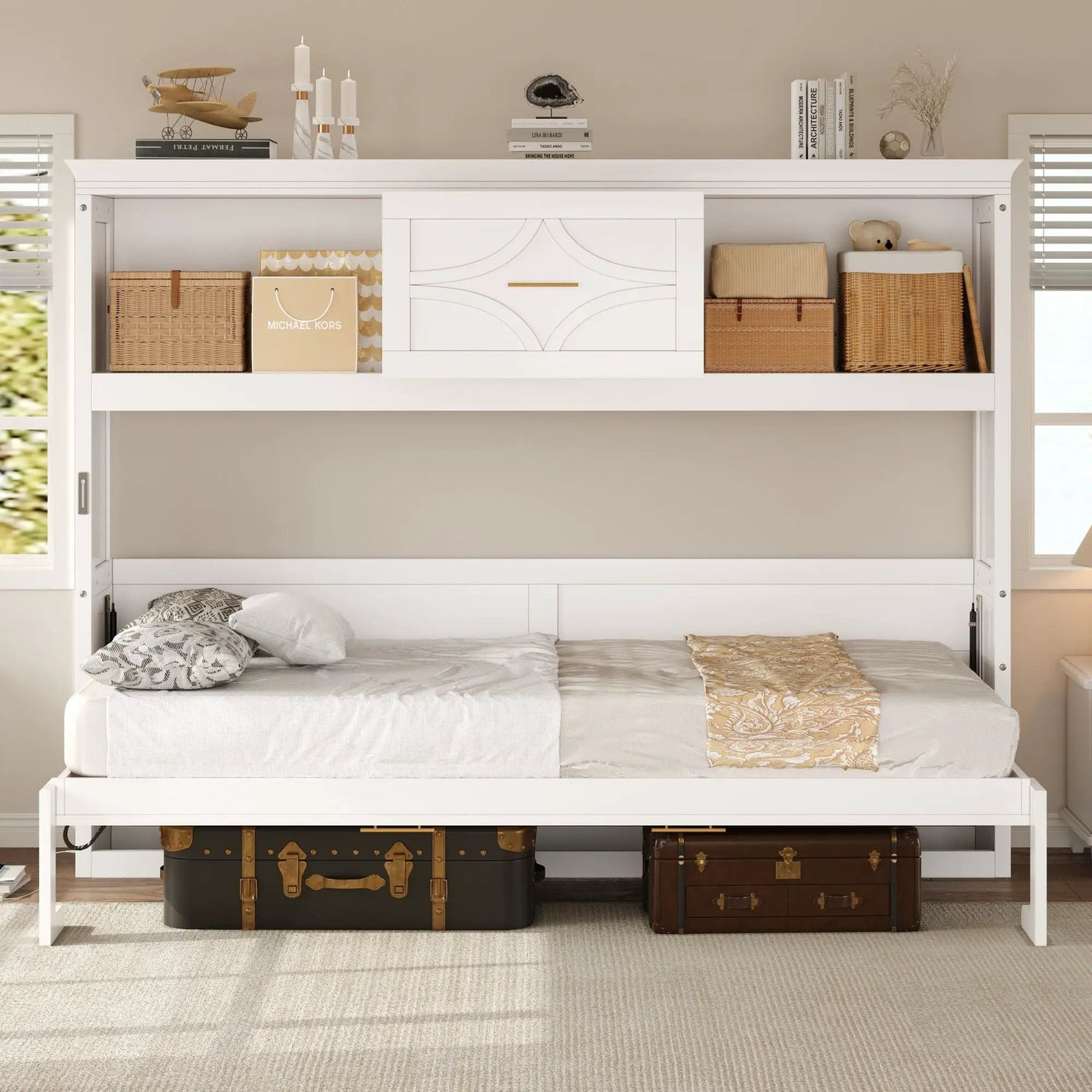 Murphy Bed With Charging Station And Drawer by Unique Piece Furniture