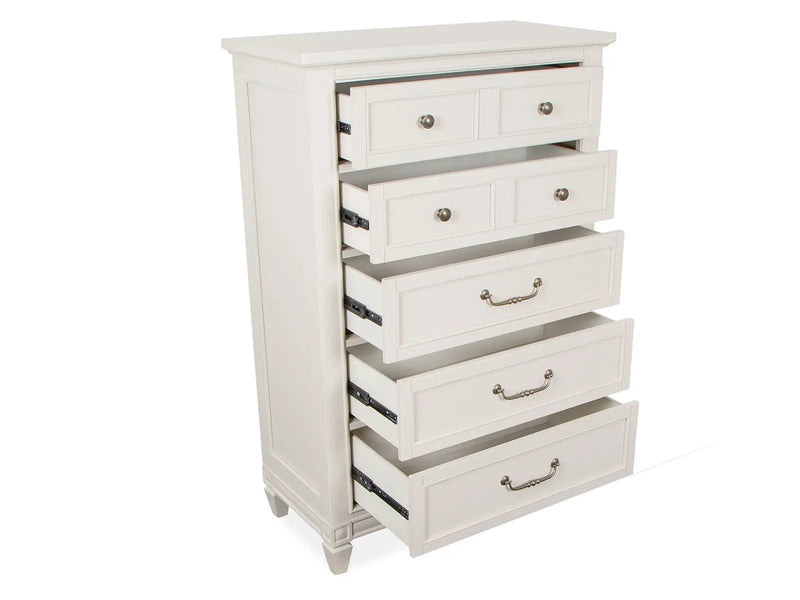 Willowbrook - Drawer Chest - Egg Shell White With Slight Rub Through, photo 3 of 7