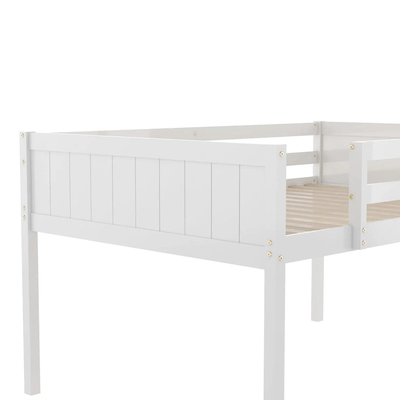 Low Loft Bed With Adjustable Ladder by Unique Piece Furniture