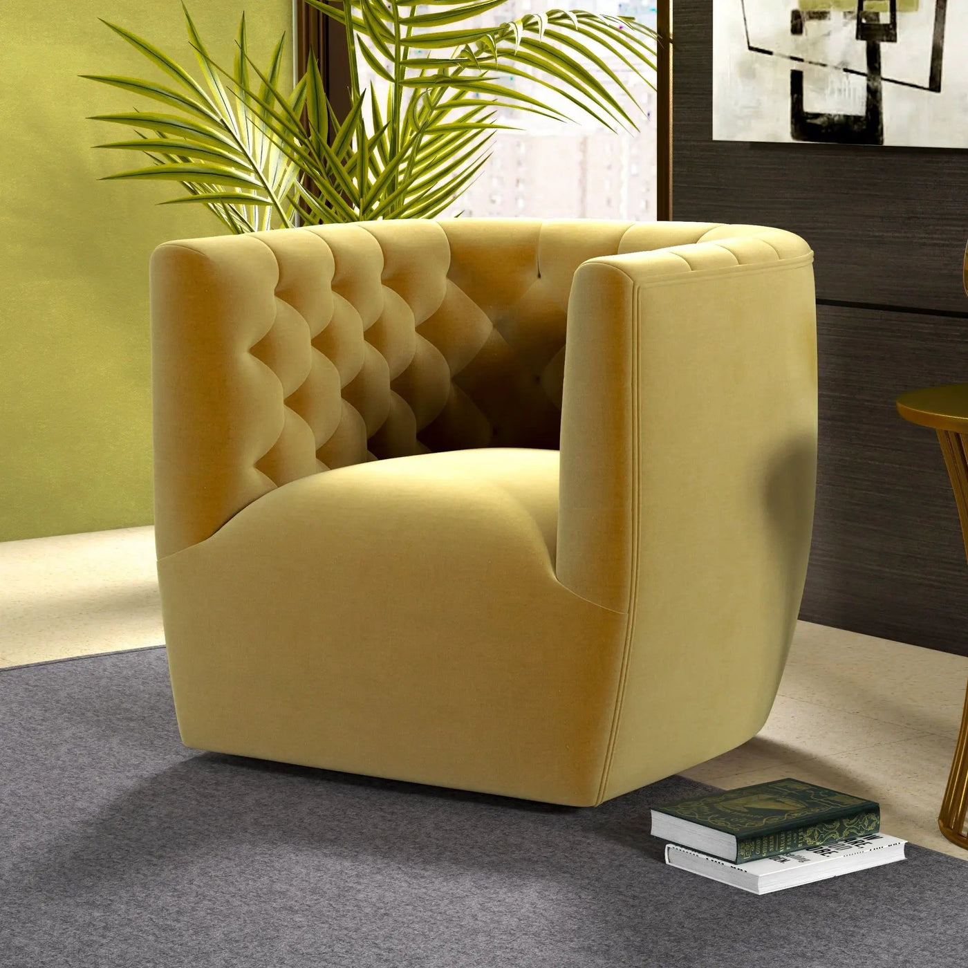 Delaney - Ergonomic Design Swivel Chair by Unique Piece Furniture