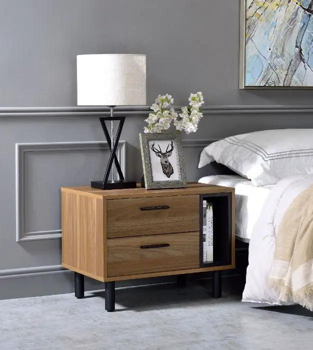 Trolgar - Accent Table - Brown Oak & Black by Unique Piece Furniture