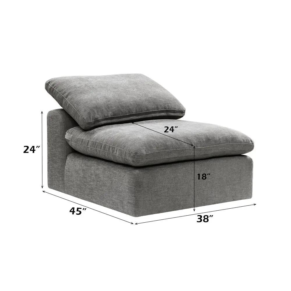 Naveen - Armless Chair by Unique Piece Furniture