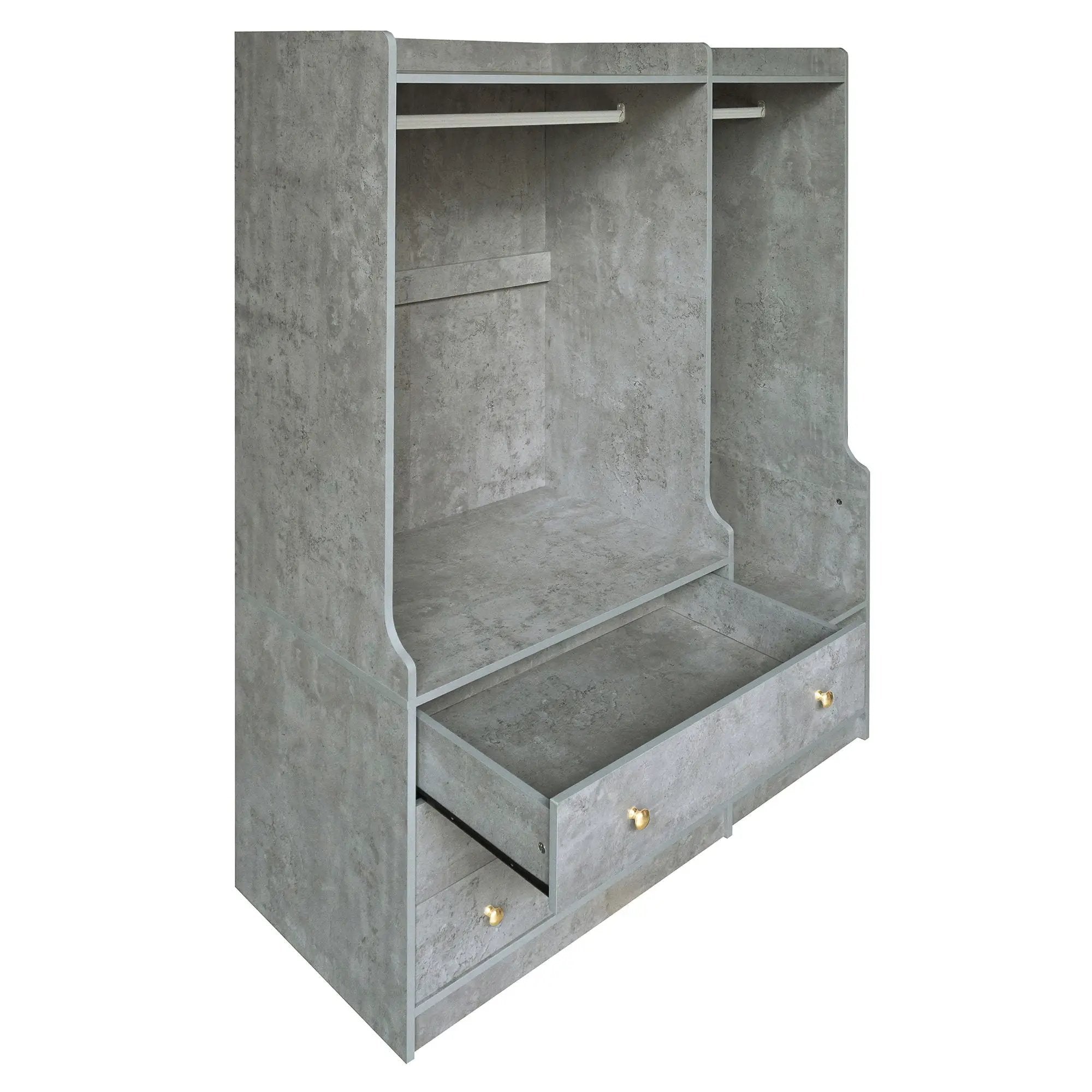 Open Wardrobe Storage For Bedroom by HouseOfZazla
