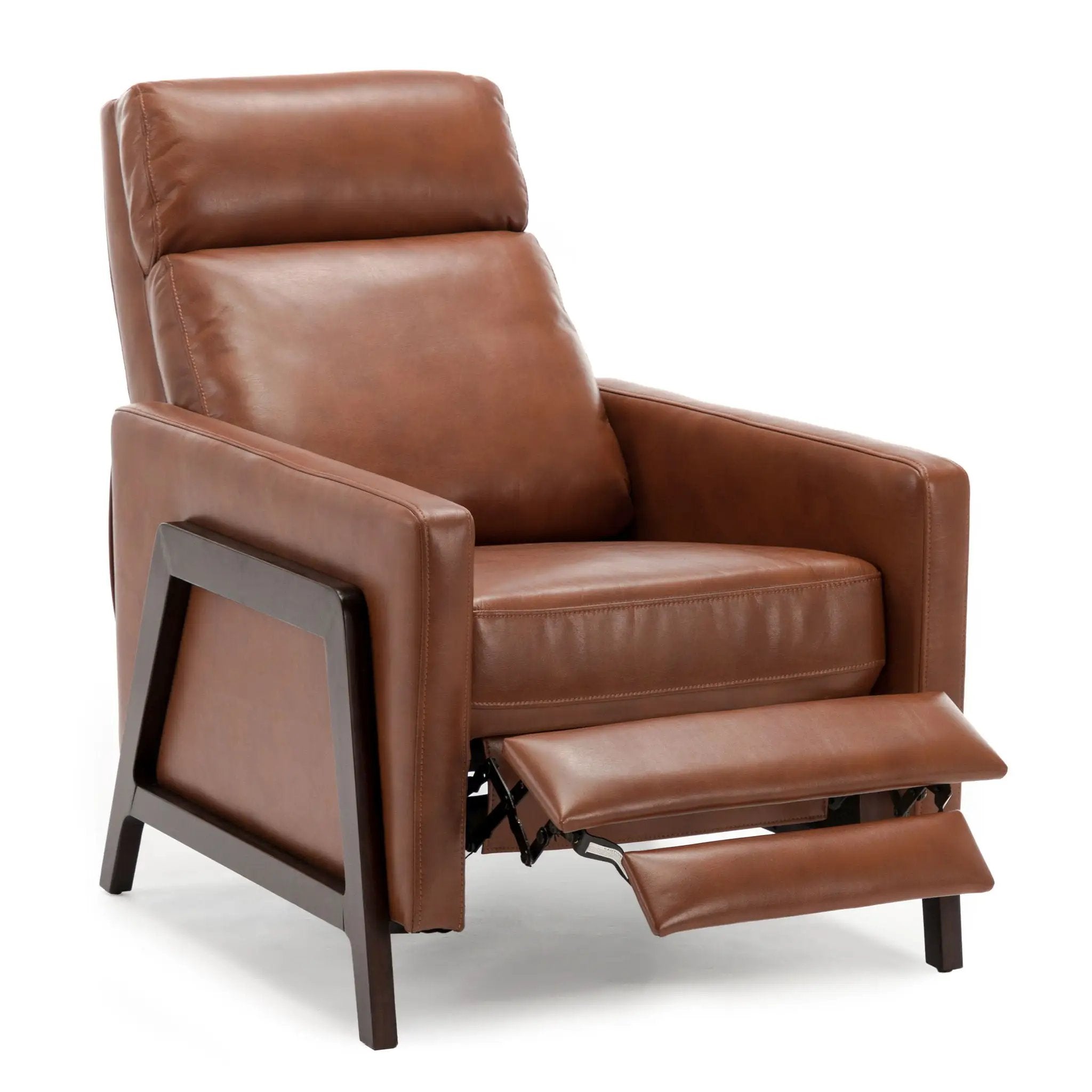 Madeline - Push Back Recliner - Caramel by HouseOfZazla