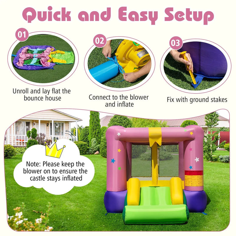 Bouncy Castle with Jumping Area and 480W Blower by DirectDeals