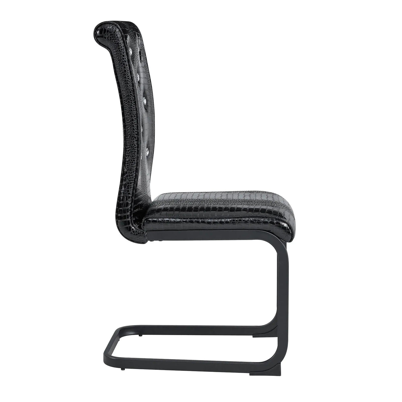 Alligator Skin Upholstered Dining Chairs by HouseOfZazla