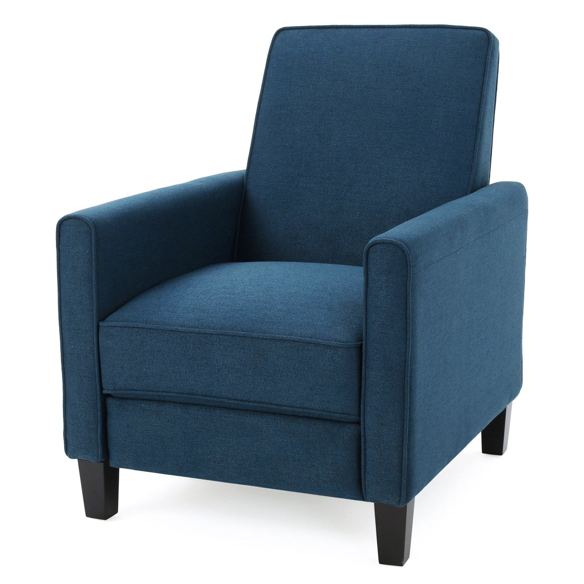 Upholstered Push Back Recliner Chair with Adjustable Recline - Multiple Colors, photo 17 of 40