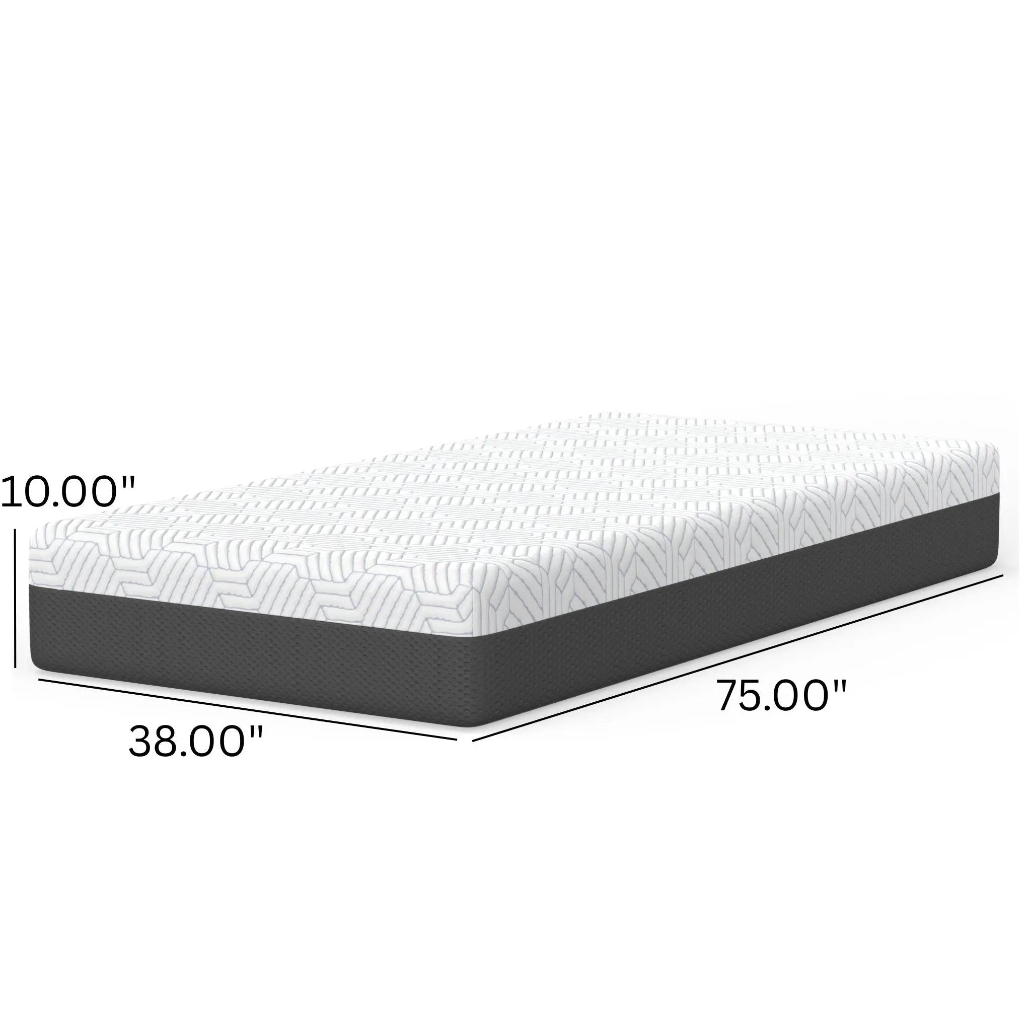 Pur Chill 10" Medium Firm Mattress with Phase Change Cooling Fabric by HouseOfZazla