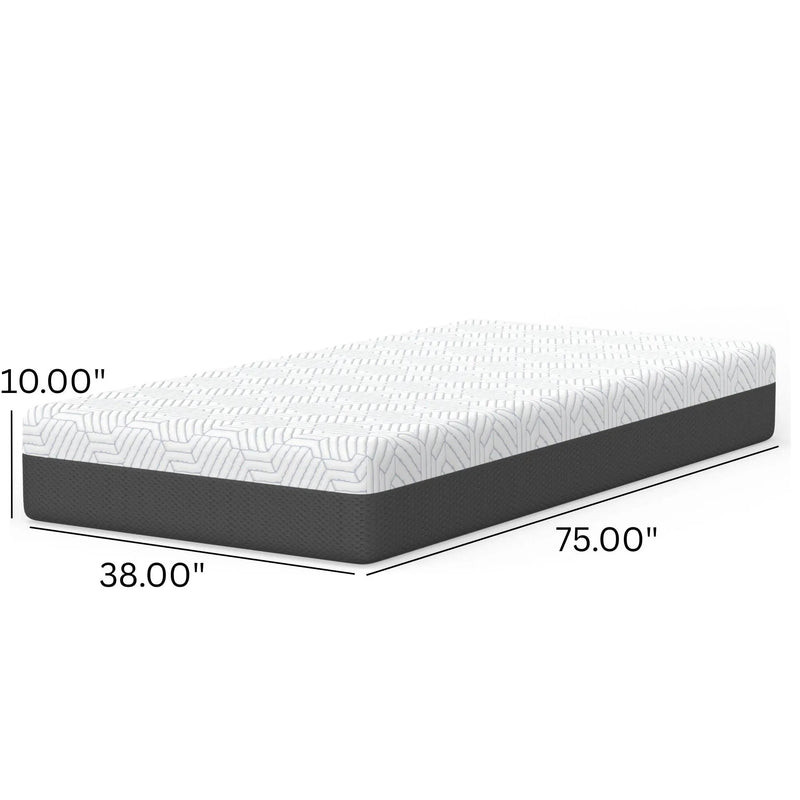 Pur Chill 10" Medium Firm Mattress with Phase Change Cooling Fabric by HouseOfZazla