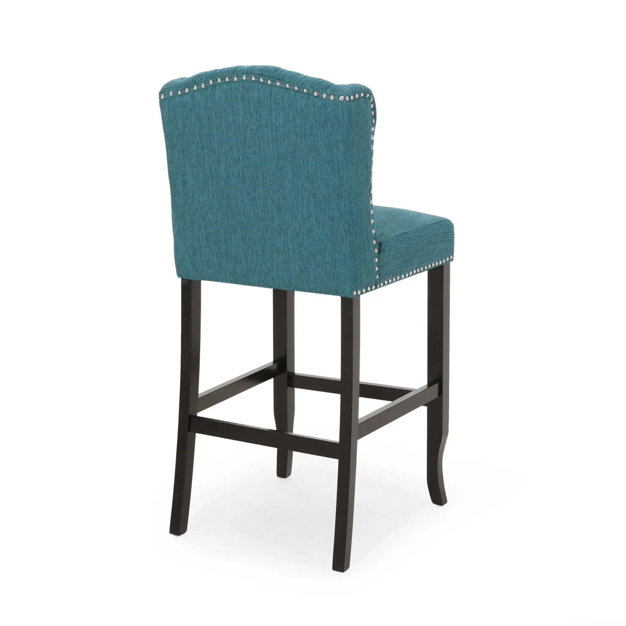 Vienna Contemporary Fabric Tufted Wingback Counter Stools (Set of 2) by HouseOfZazla