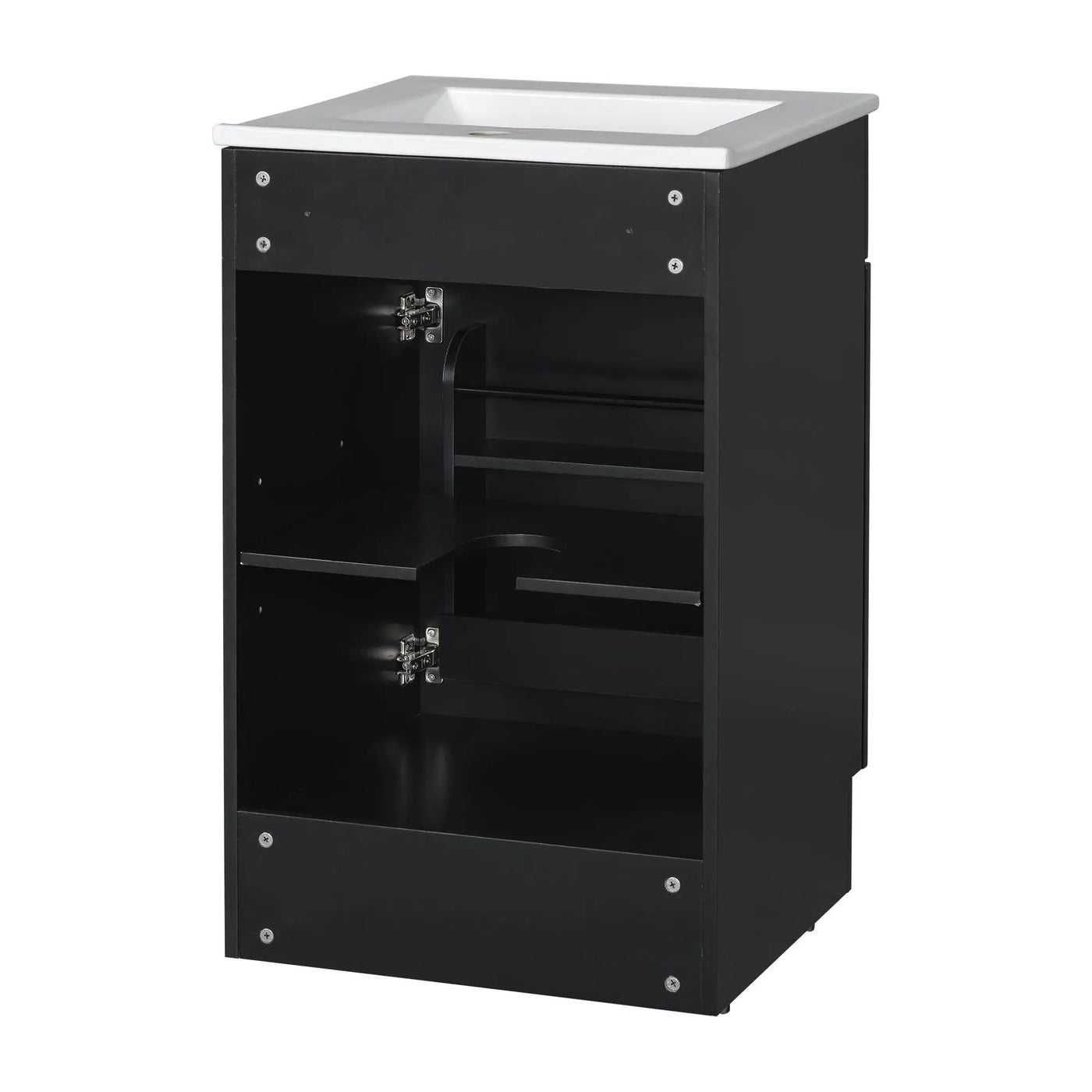 Bathroom Vanity With Sink, Cabinet With Adjustable Shelf by HouseOfZazla