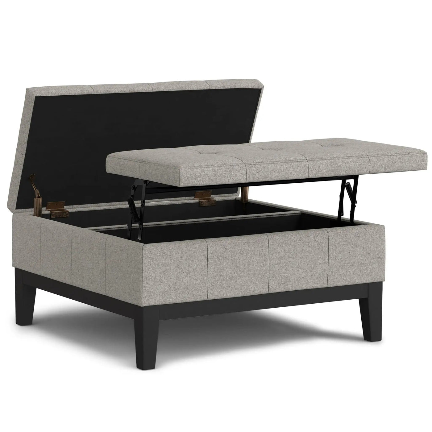 Dover - Multifunctional Lift Top Coffee Table Storage Ottoman by HouseOfZazla