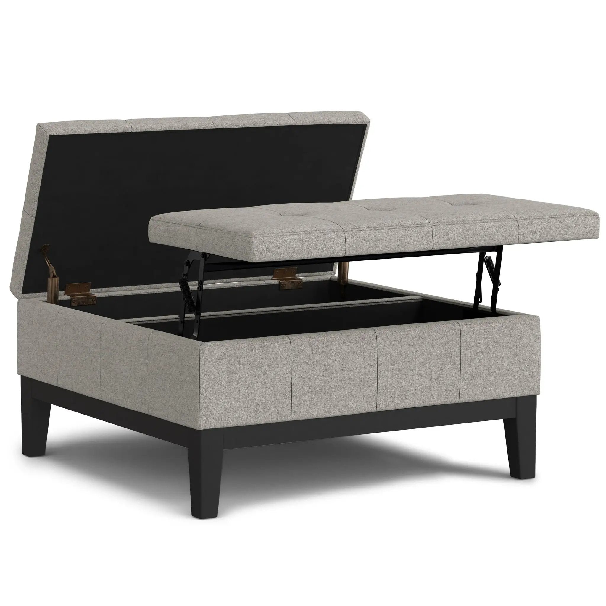 Dover - Multifunctional Lift Top Coffee Table Storage Ottoman by HouseOfZazla