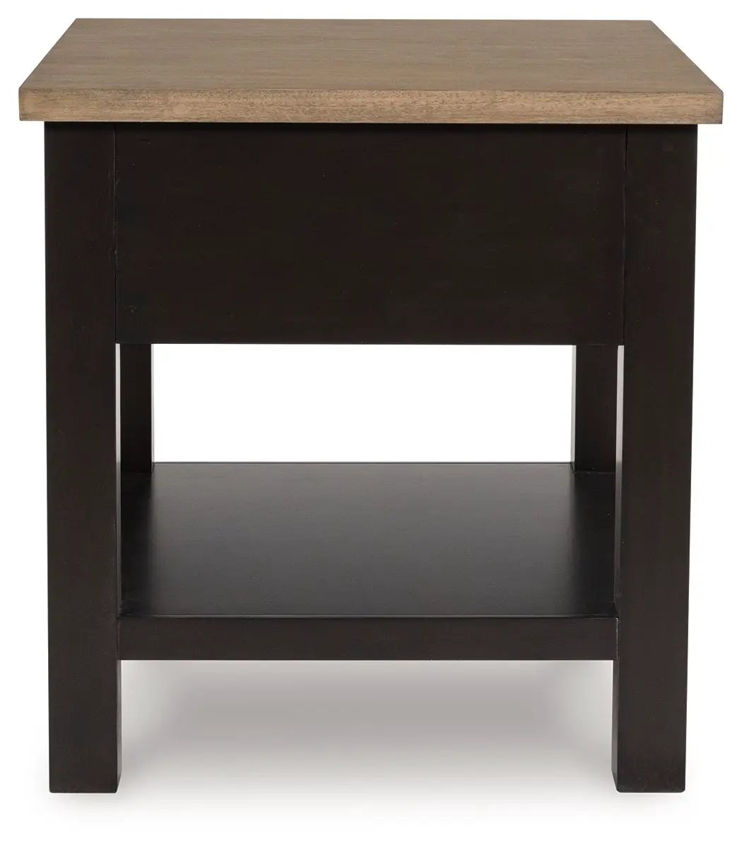 Drazmine - Rectangular End Table - Brown by Unique Piece Furniture