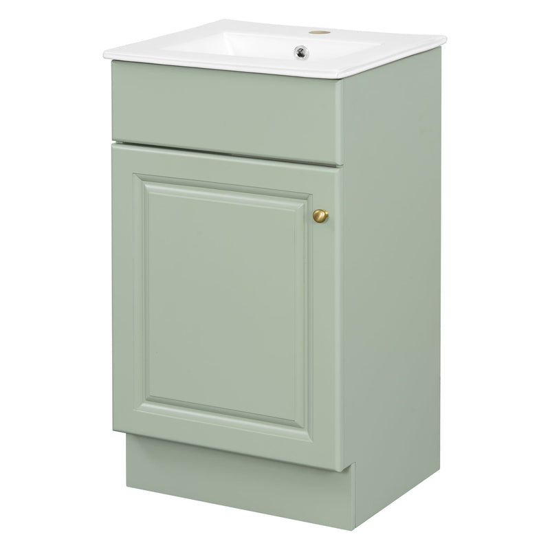 Bathroom Vanity With Sink, Cabinet With Adjustable Shelf