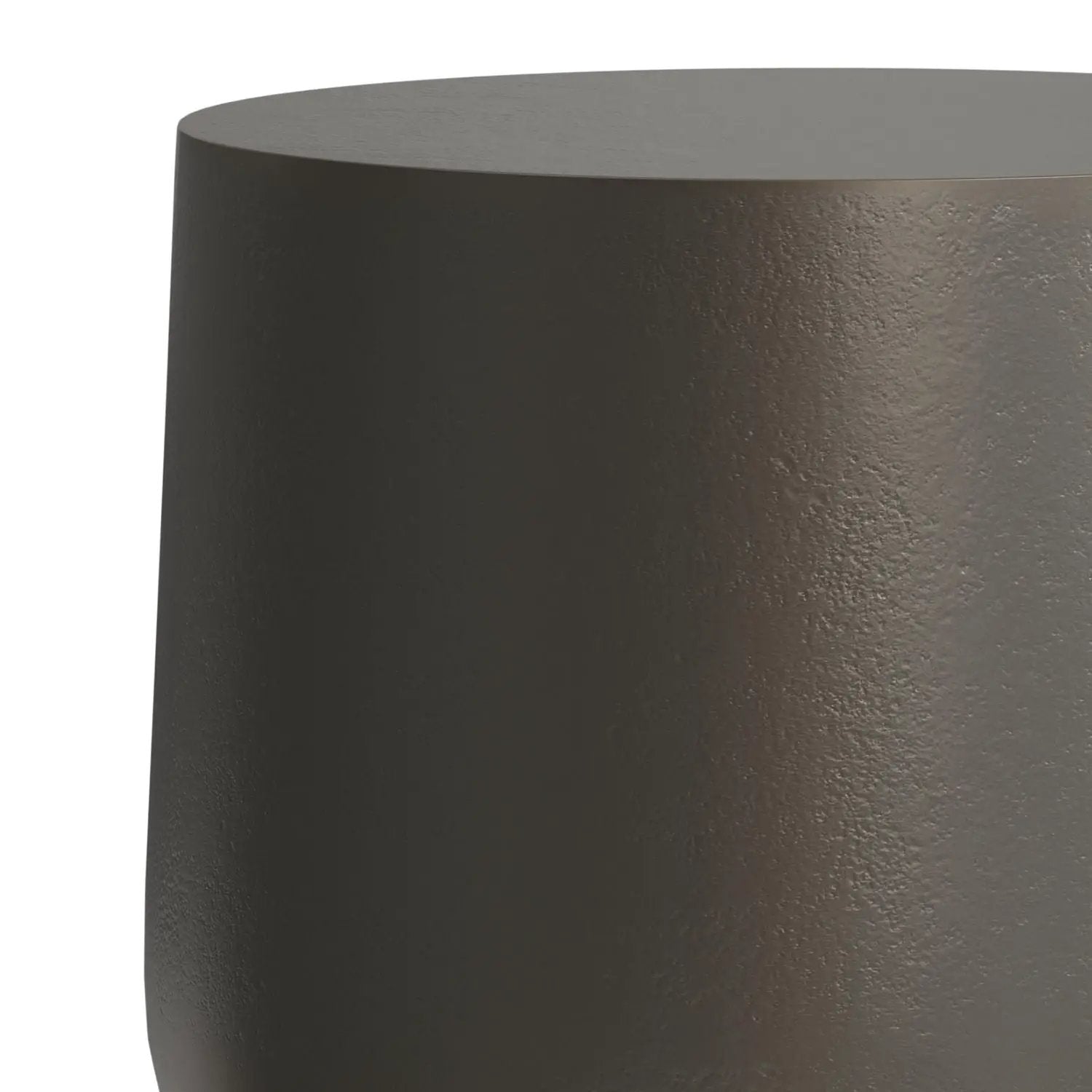 Anthony - Cast Aluminum Side Table - Bronze by HouseOfZazla