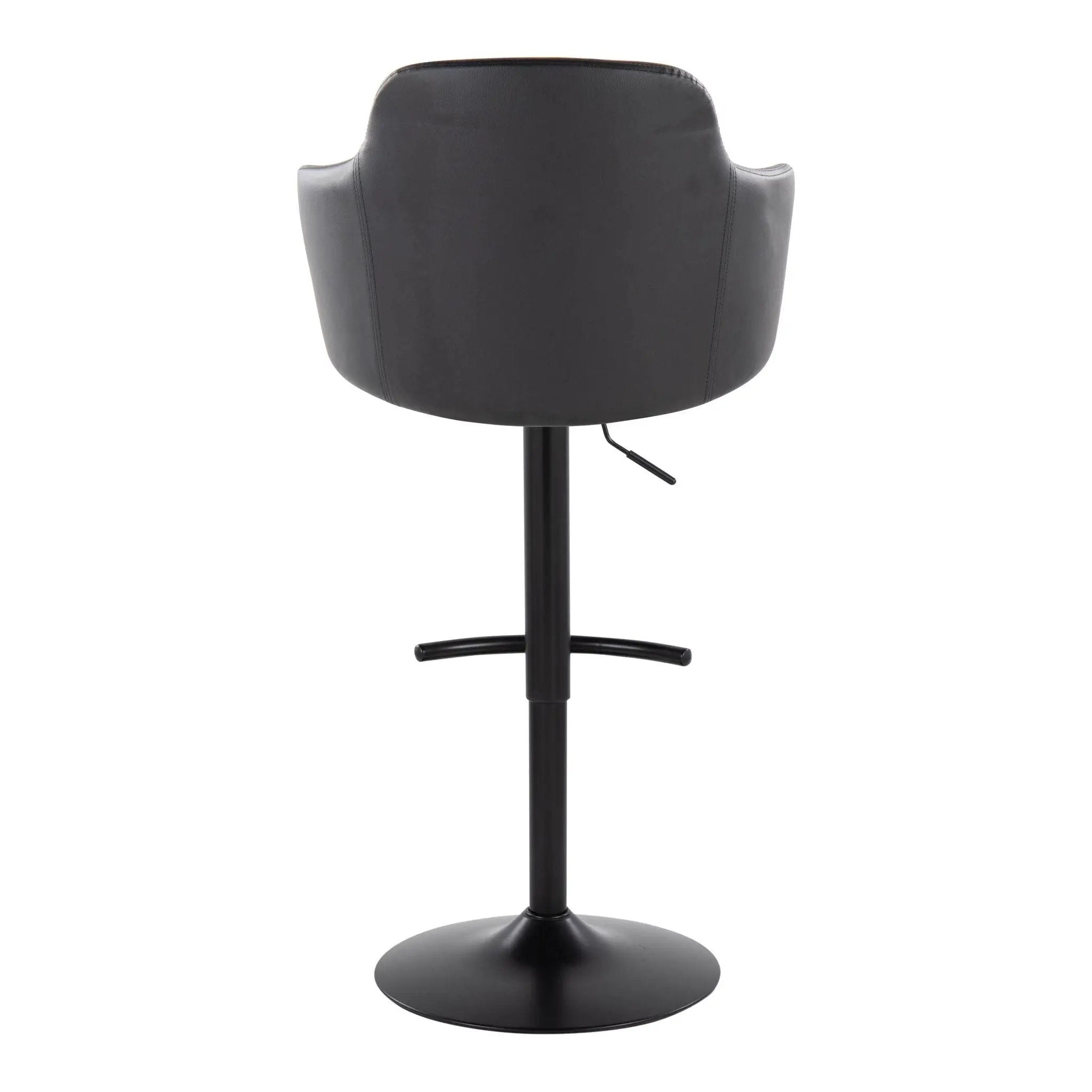 Boyne - Contemporary Adjustable Barstool With Swivel With Rounded T Footrest (Set of 2) by Unique Piece Furniture