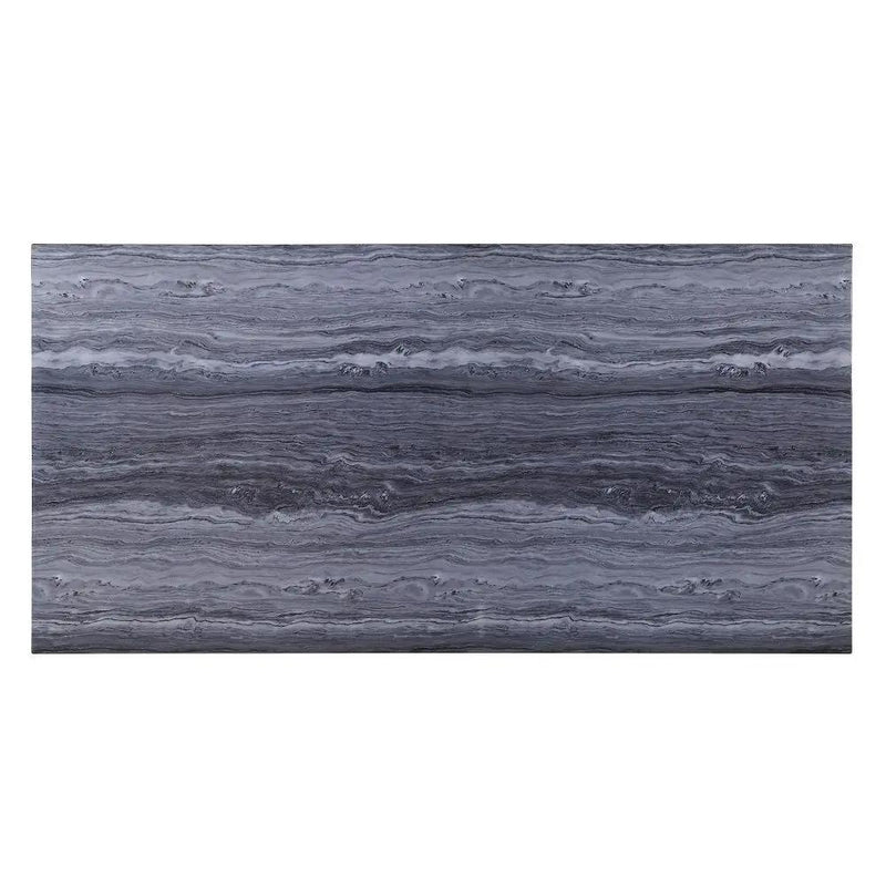 Cambrie - Dining Table With Engineered Stone Top - Engineered Stone Top & Mirrored Silver by Unique Piece Furniture