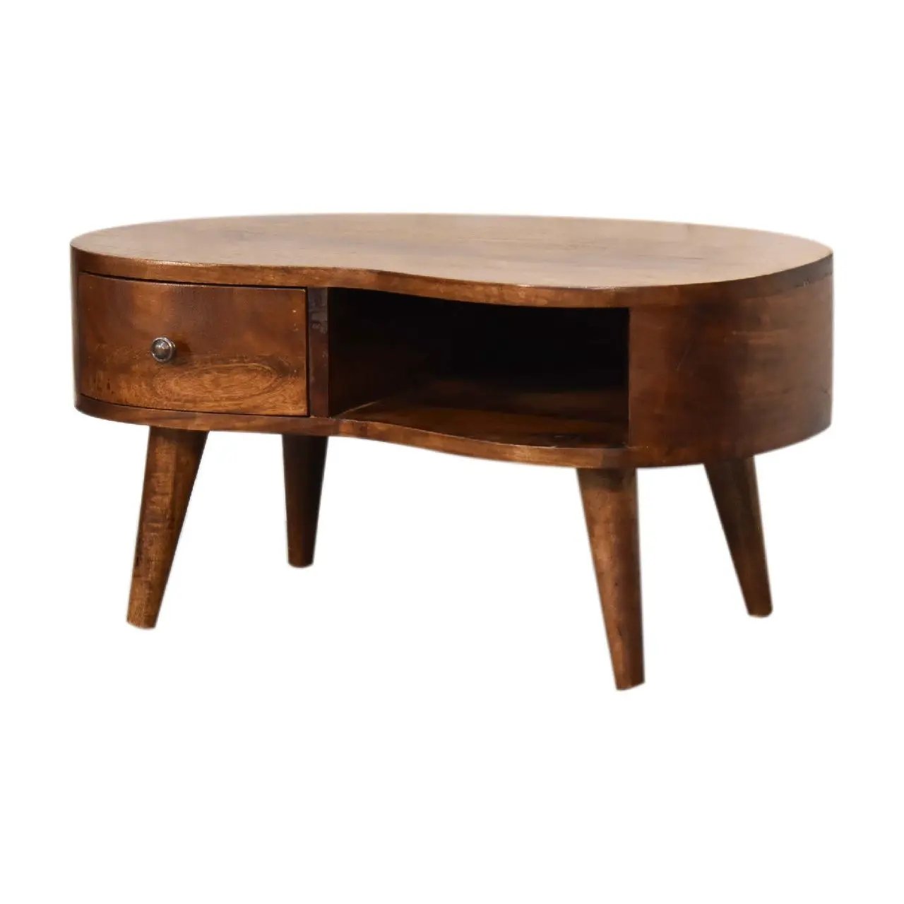 Wave Coffee Table With 1 Drawer by Unique Piece Furniture