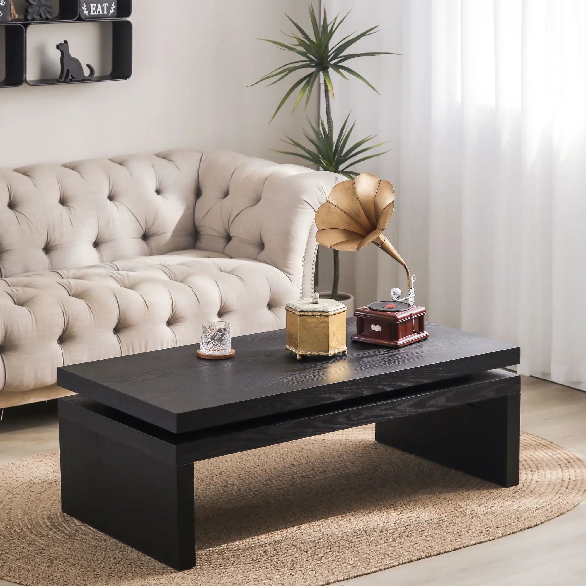 Rectangular Center Table For Living Room by HouseOfZazla