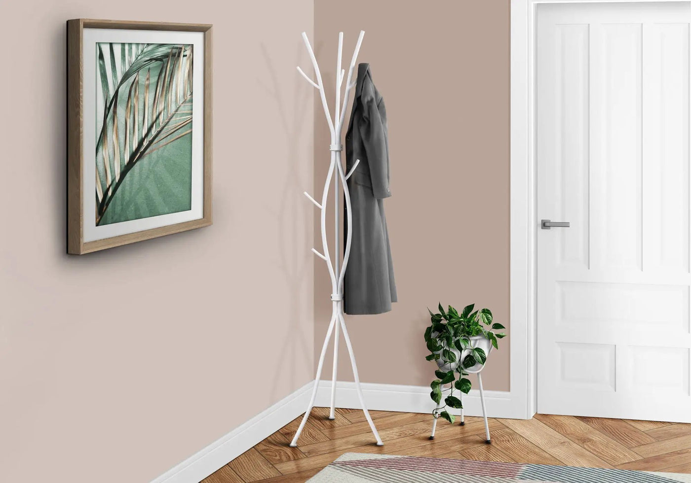 Freestanding Coat Rack Hall Tree with 11 Hooks by HouseOfZazla