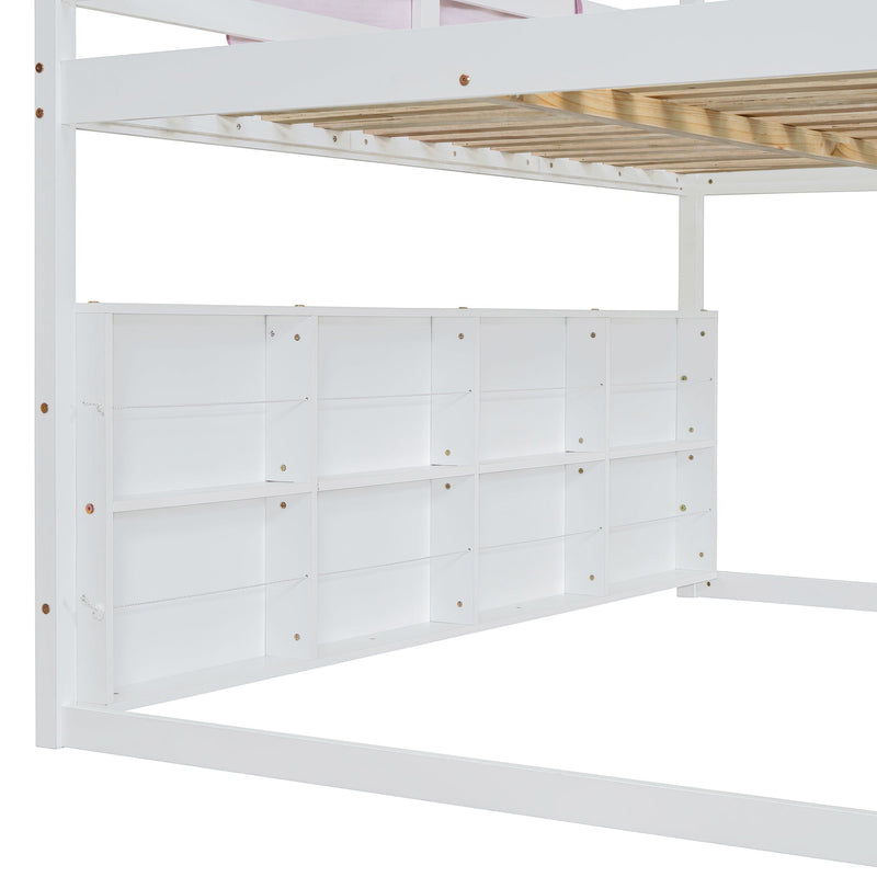 Loft Bed With House Shaped Frame And Tent by HouseOfZazla