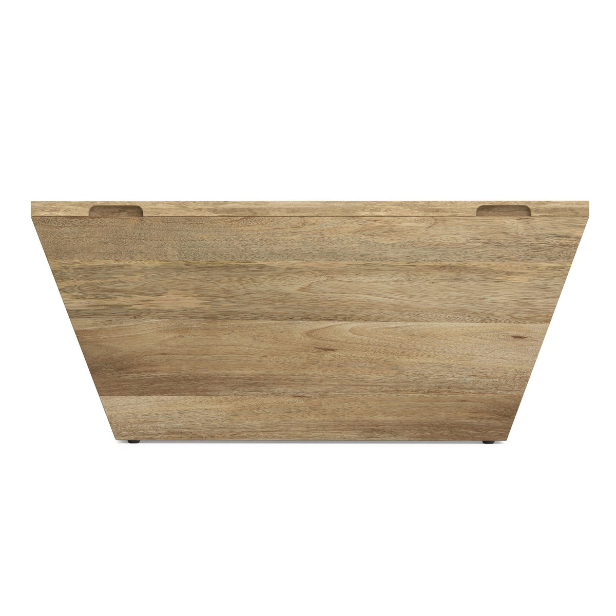 Handcrafted Square Coffee Table with Brass Trim - Multiple Finishes, photo 12 of 36