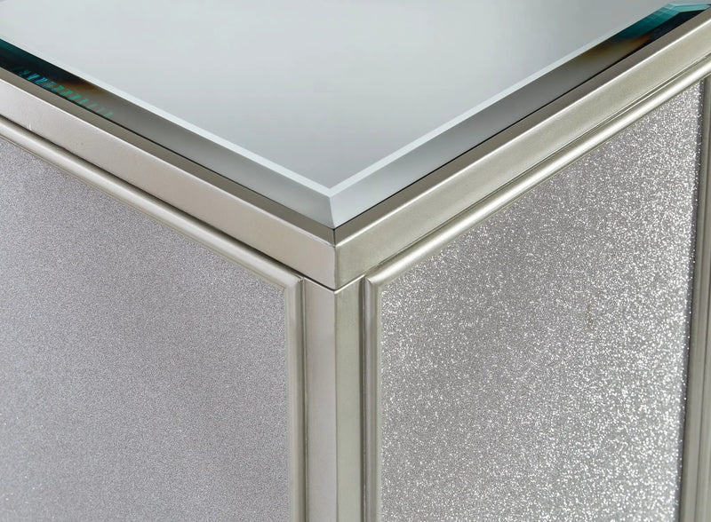 Traleena - Nesting End Tables (Set of 2) - Silver Finish by Unique Piece Furniture