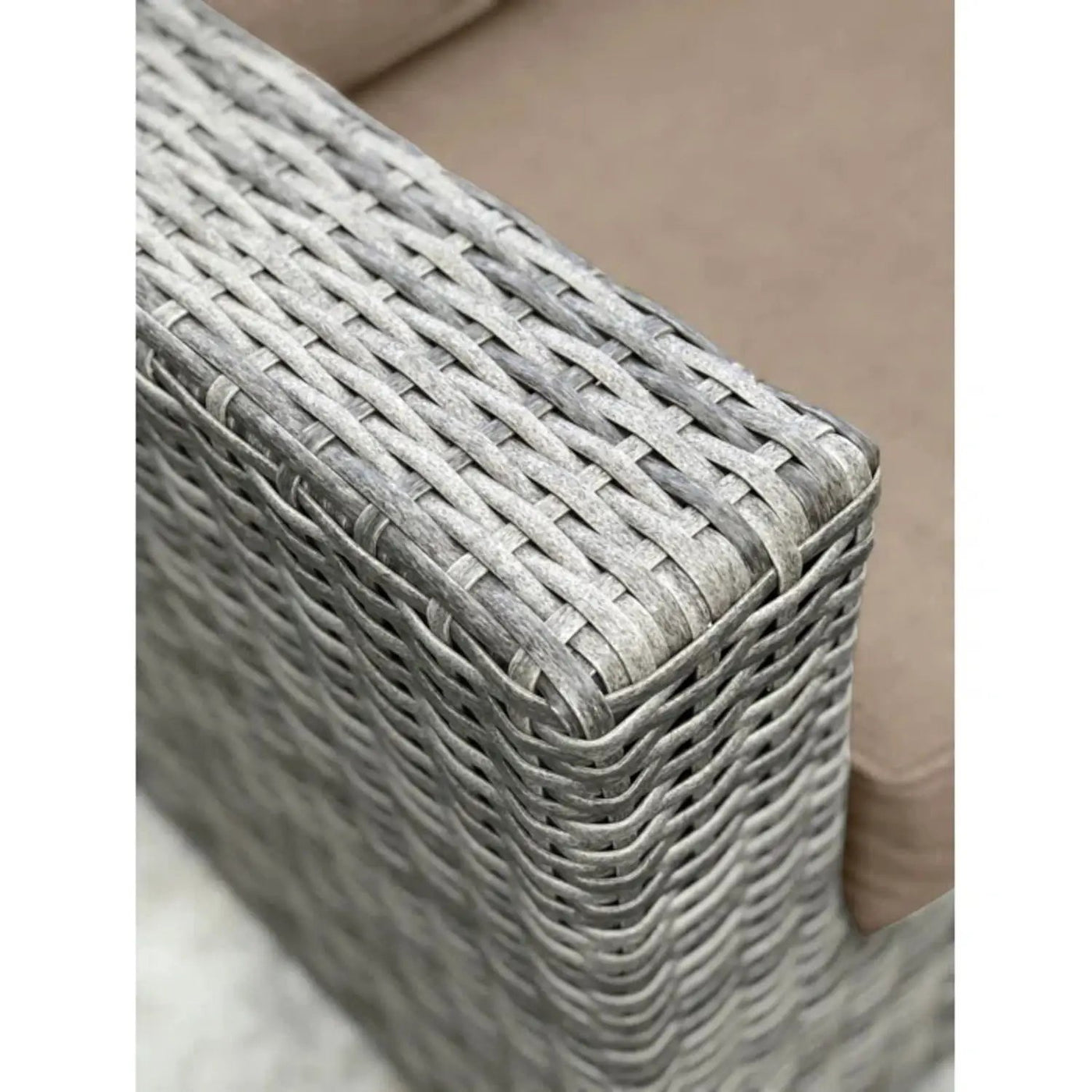 Handcrafted Outdoor Loveseat With Wicker Seating by Unique Piece Furniture