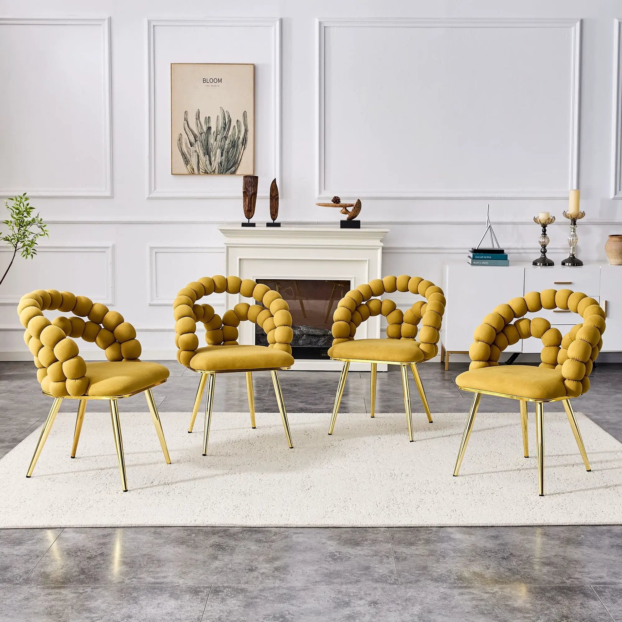 Puffy Bubble, Ball Chain Chairs For Dining Room by Unique Piece Furniture