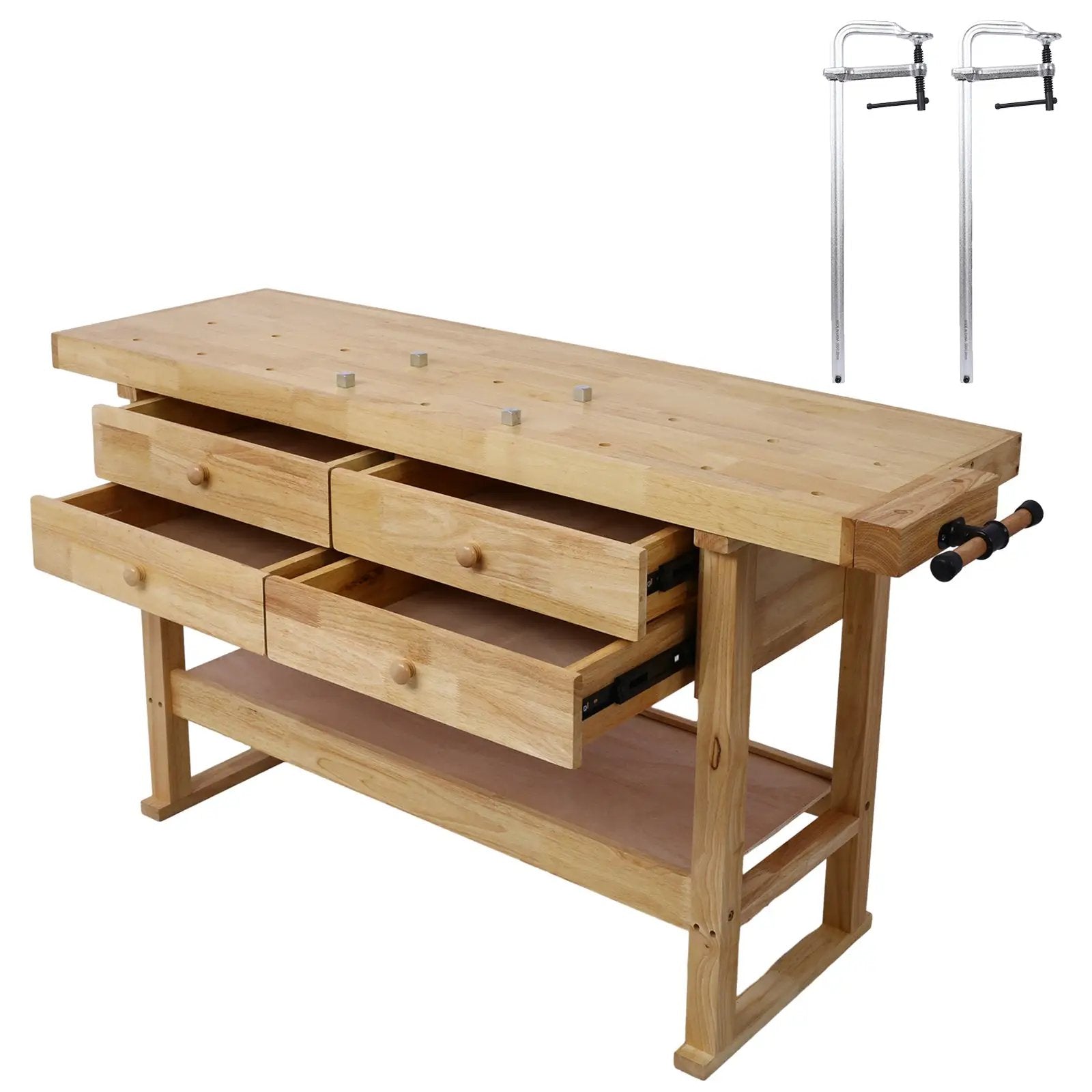60in Workbench with 4 Drawers for Garage Workshop & Home by HouseOfZazla