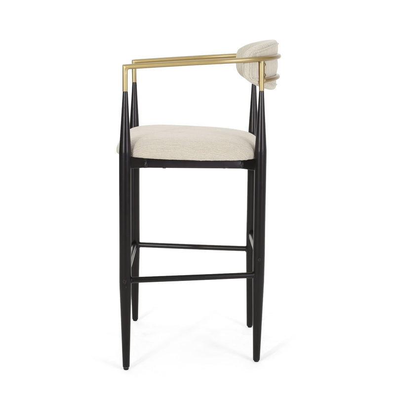 Upholstered Bar Stools With Backs For Kitchen Island (Set of 2) by HouseOfZazla