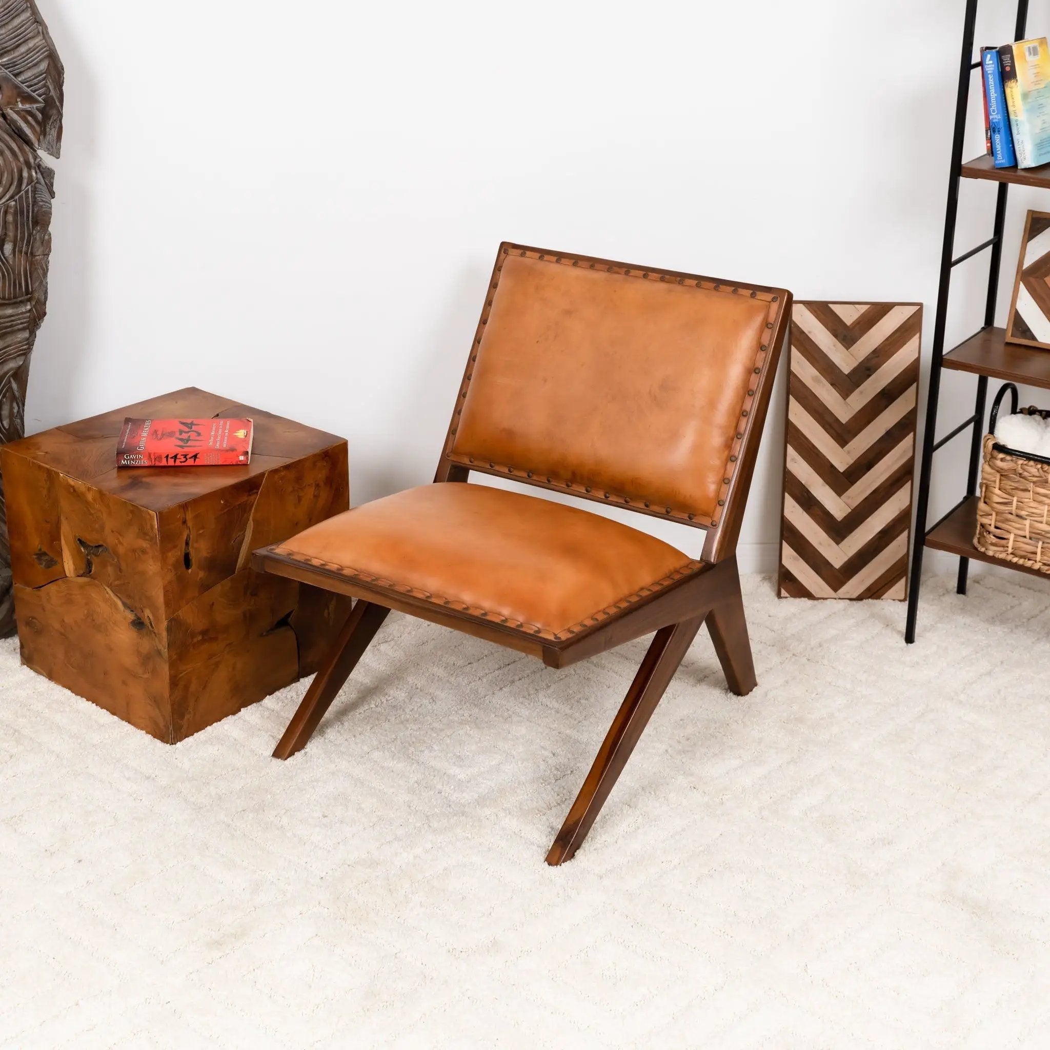 Colin - Lounge Chair - Brown / Tan by Unique Piece Furniture