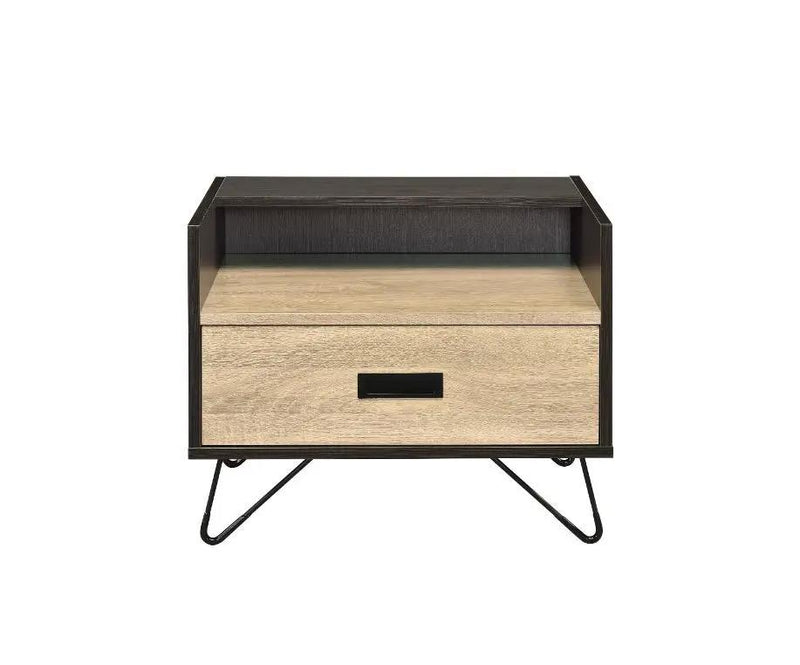 Melkree - Accent Table - Oak & Black by Unique Piece Furniture