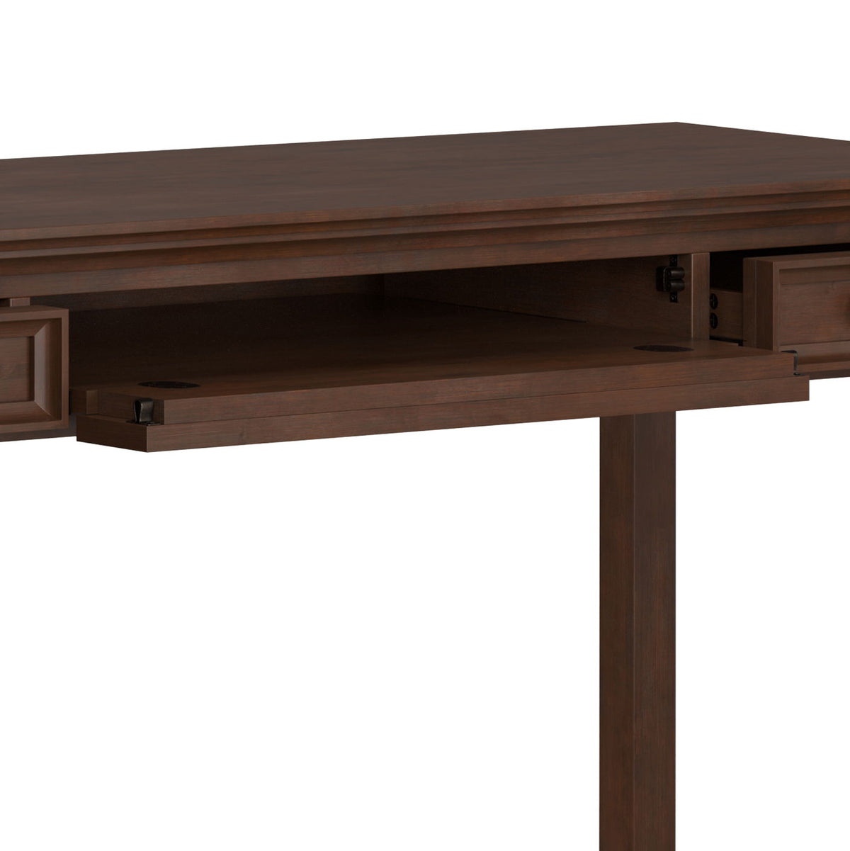 Handcrafted Writing Desk with Drawers - Light or Dark Brown, photo 4 of 19